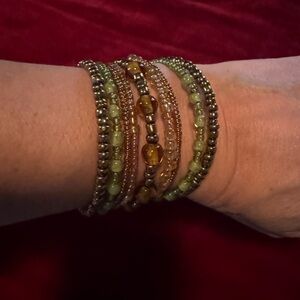 Elegant Multi-Color Beaded Bracelet